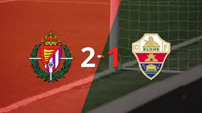 Valladolid logró una victoria de local por 2 a 1 frente a Elche Valladolid logró una victoria de local por 2 a 1 frente a Elche