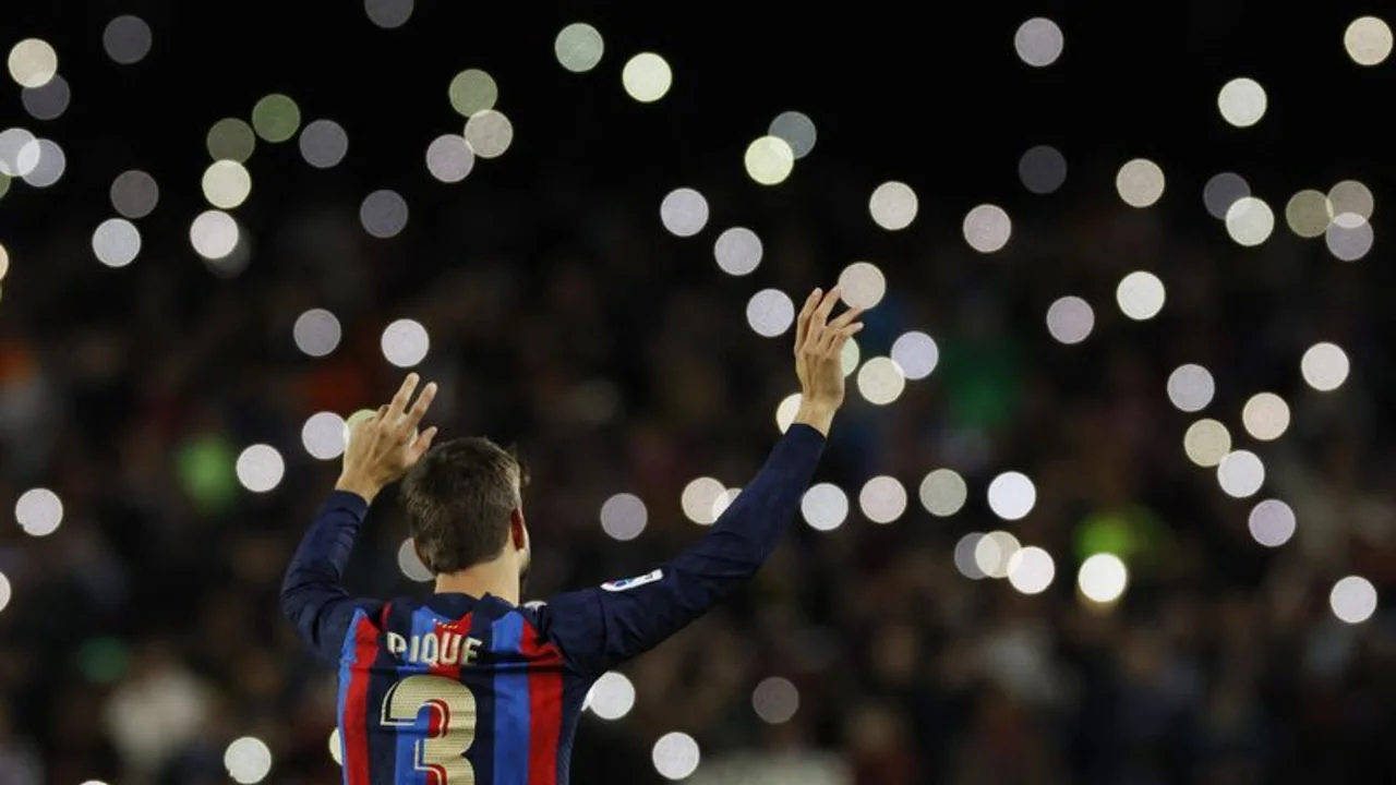 Piqué del Barça dice que se sintió liberado con la decisión de retirarse