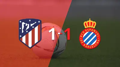 Atlético de Madrid y Espanyol igualaron 1 a 1 Atlético de Madrid y Espanyol igualaron 1 a 1