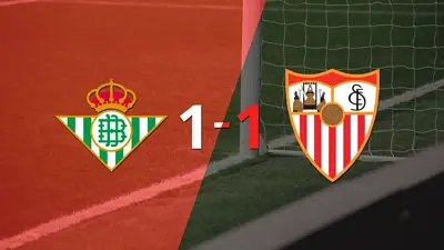Betis y Sevilla igualan 1-1 el Derbi de Sevilla disputado en el estadio Benito Villamarín Betis y Sevilla igualan 1-1 el Derbi de Sevilla disputado en el estadio Benito Villamarín