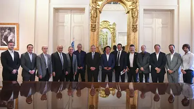 Con eje en la crisis económica, Alberto Fernández y Massa recibieron a intendentes del conurbano Con eje en la crisis económica, Alberto Fernández y Massa recibieron a intendentes del conurbano