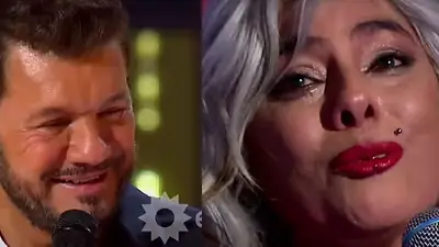 Lorena, participante de Canta Conmigo Ahora, lloró con Tinelli Lorena, participante de Canta Conmigo Ahora, lloró con Tinelli