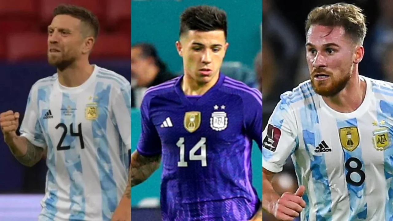 Mundial Qatar 2022 Selección Argentina Enzo Fernández Alexis Mac Allister Alejandro "Papu" Gómez