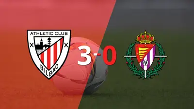 Goleada de Athletic Bilbao a Valladolid con doblete de Gorka Guruzeta incluído Goleada de Athletic Bilbao a Valladolid con doblete de Gorka Guruzeta incluído