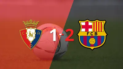 Barcelona gana de visitante 2-1 a Osasuna Barcelona gana de visitante 2-1 a Osasuna