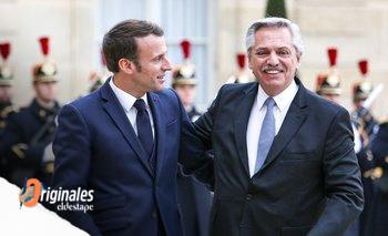 Alberto Fernández llega a Francia y se reúne con Emmanuel Macron | Nueva gira