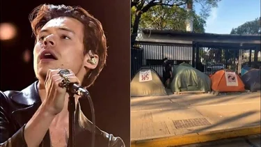 Acampe de Harry Styles: viven hace cinco meses en la puerta de River Plate