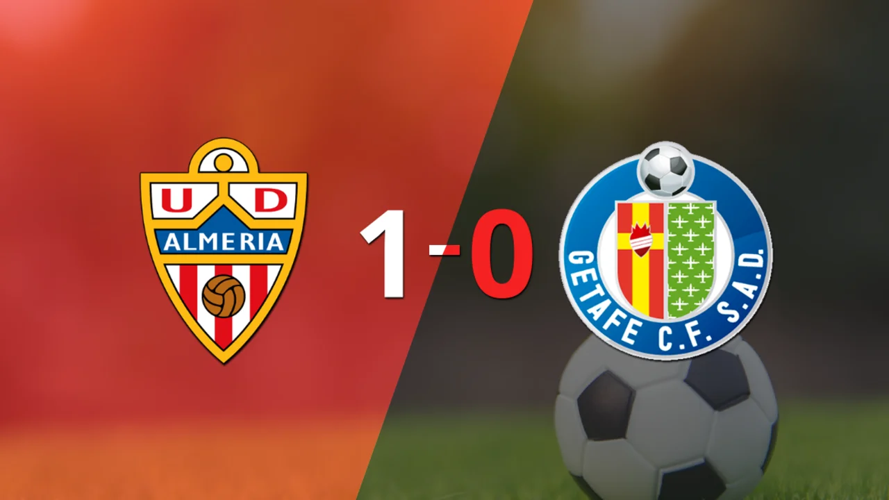 En su casa Almería derrotó a Getafe 1 a 0