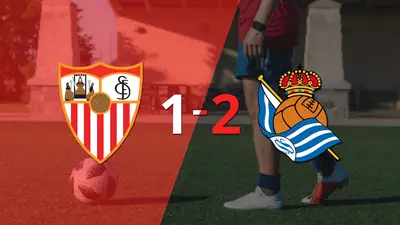 Real Sociedad superó 2-1 a Sevilla como visitante Real Sociedad superó 2-1 a Sevilla como visitante