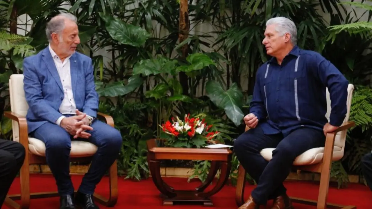 El presidente de Cuba consideró "importante" facilitar inversiones argentinas en agroindustria