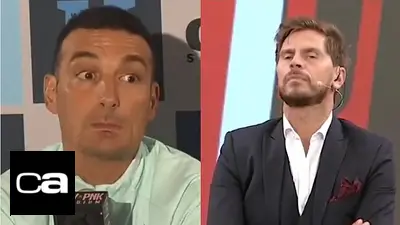 Lionel Scaloni, Pollo Vignolo, Selección Argentina, Boca, River, ESPN, fútbol, deportes Lionel Scaloni, Pollo Vignolo, Selección Argentina, Boca, River, ESPN, fútbol, deportes