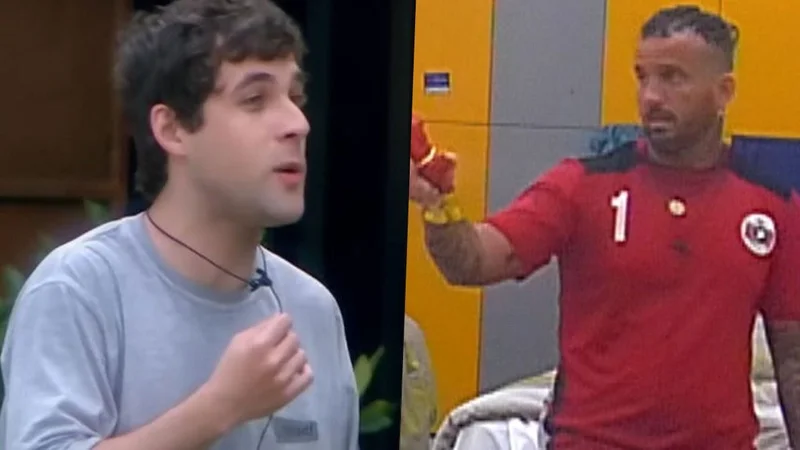 Juan Reverdito le pega a Agustín Guardis en Gran Hermano