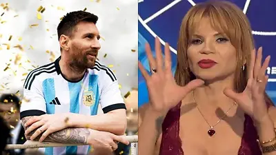 Lionel Messi y Mhoni Vidente Lionel Messi y Mhoni Vidente