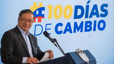 Gustavo Petro cumplió cien días en el Gobierno y Colombia celebró en las calles Gustavo Petro cumplió cien días en el Gobierno y Colombia celebró en las calles