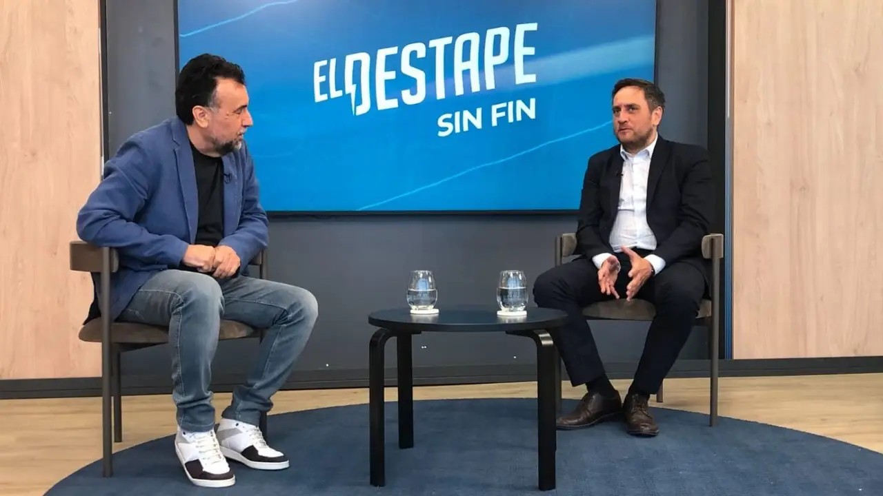 Roberto Navarro, Juan Cabandié en El Destape Sin Fin