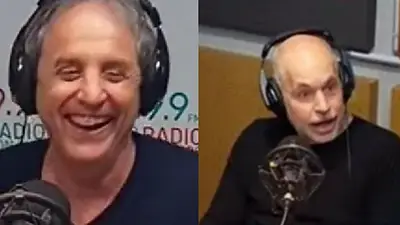 Ernesto Tenembaum y Horacio Rodríguez Larreta en Radio Con Vos Ernesto Tenembaum y Horacio Rodríguez Larreta en Radio Con Vos