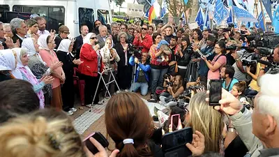 Convocan una ronda emblemática para despedir a Hebe de Bonafini en Plaza de Mayo Convocan una ronda emblemática para despedir a Hebe de Bonafini en Plaza de Mayo