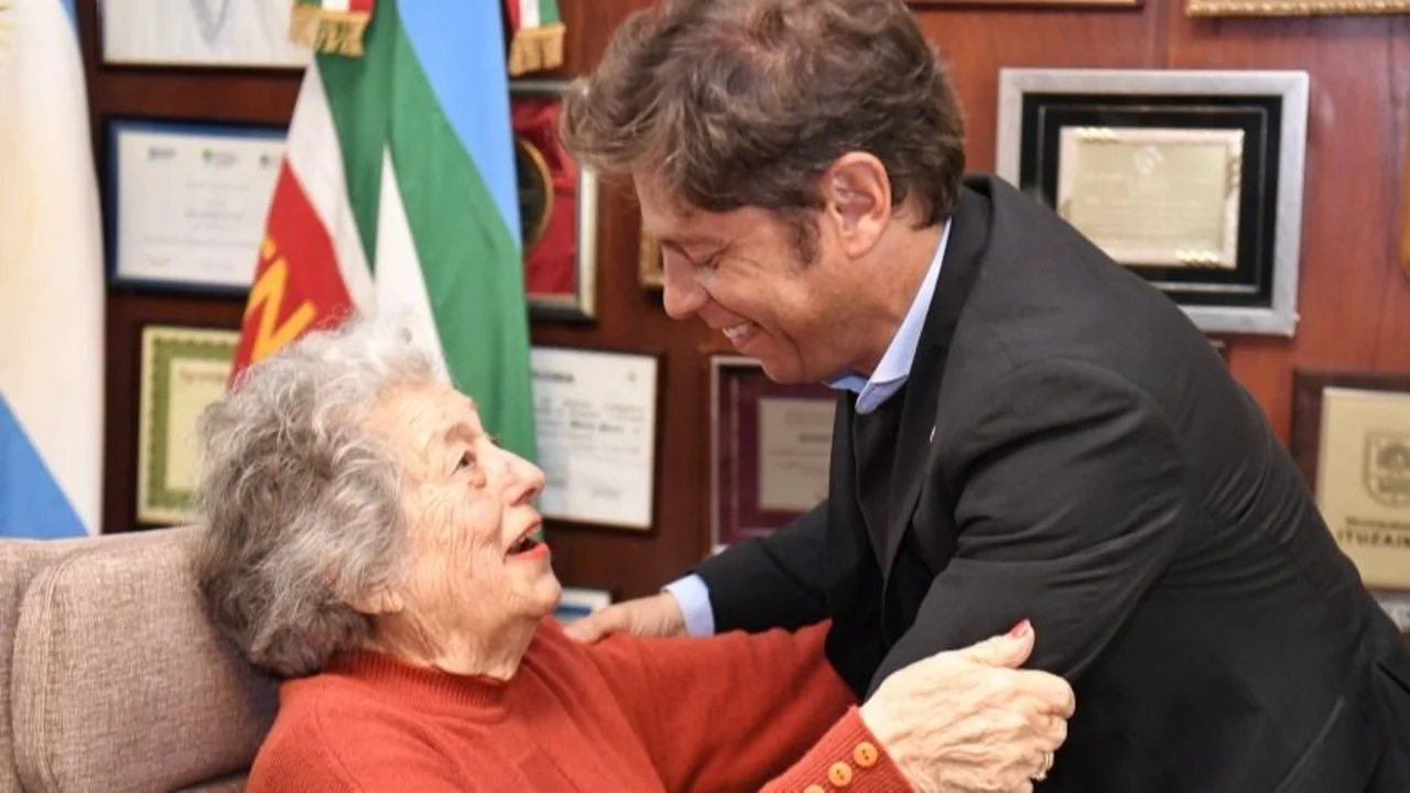Axel Kicillof sobre Hebe: "Ejemplo de cómo la pérdida y el dolor se transforma en lucha"