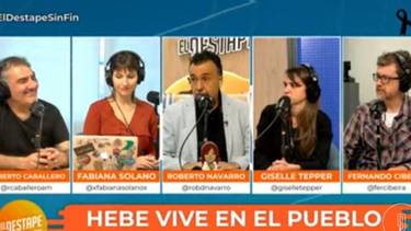 El pase entre Navarro y Caballero: Hebe y la sensación de orfandad 