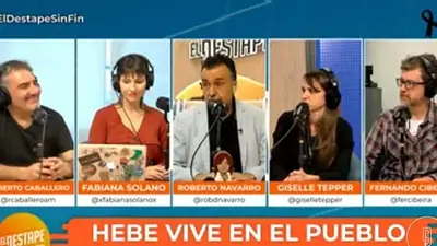 El pase entre Roberto Navarro y Caballero en El Destape Radio: Hebe y la sensación de orfandad El pase entre Roberto Navarro y Caballero en El Destape Radio: Hebe y la sensación de orfandad