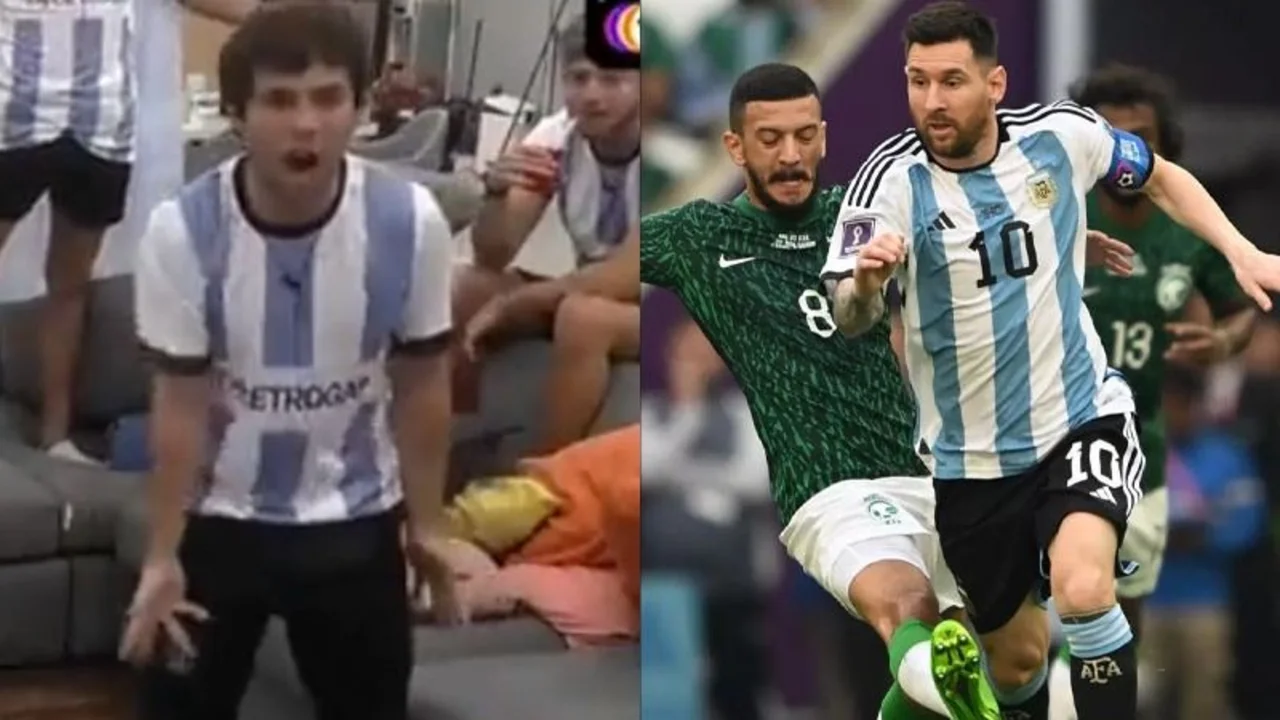Agustín "Frodo" Guardis reaccionó de manera violenta durante el partido de la Selección Argentina ante Arabia Saudita