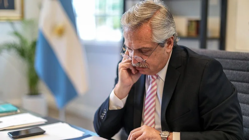 Tras el reposo por el cuadro de gastritis erosiva, Alberto Fernández volvió a la Rosada