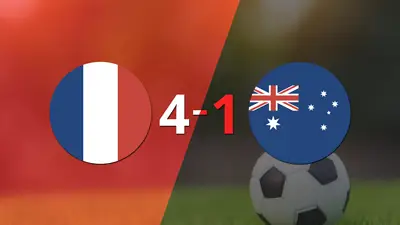 Mundial 2022: Arrolladora victoria 4-1 de Francia sobre Australia Mundial 2022: Arrolladora victoria 4-1 de Francia sobre Australia