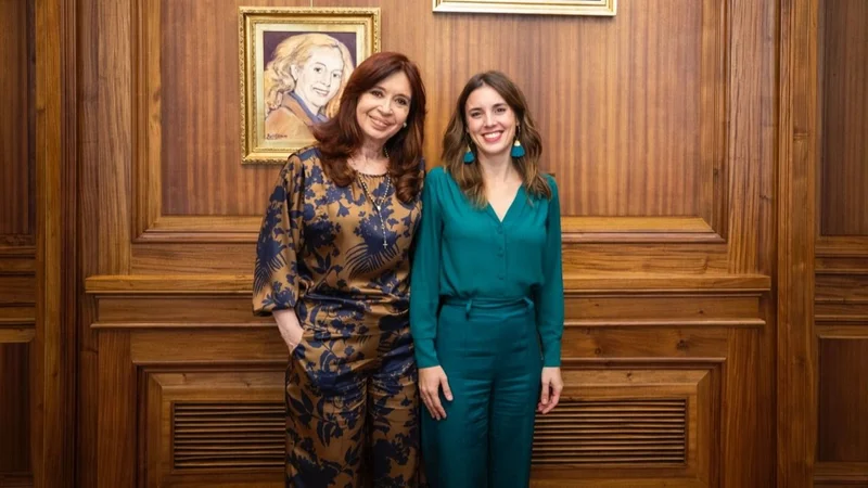 Cristina y Alberto expresaron fuertes repudios contra los discursos de odio que recibió una ministra española