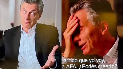 Mauricio Macri hablando de la mufa que sintió en un partido de la Selección Argentina Mauricio Macri hablando de la mufa que sintió en un partido de la Selección Argentina