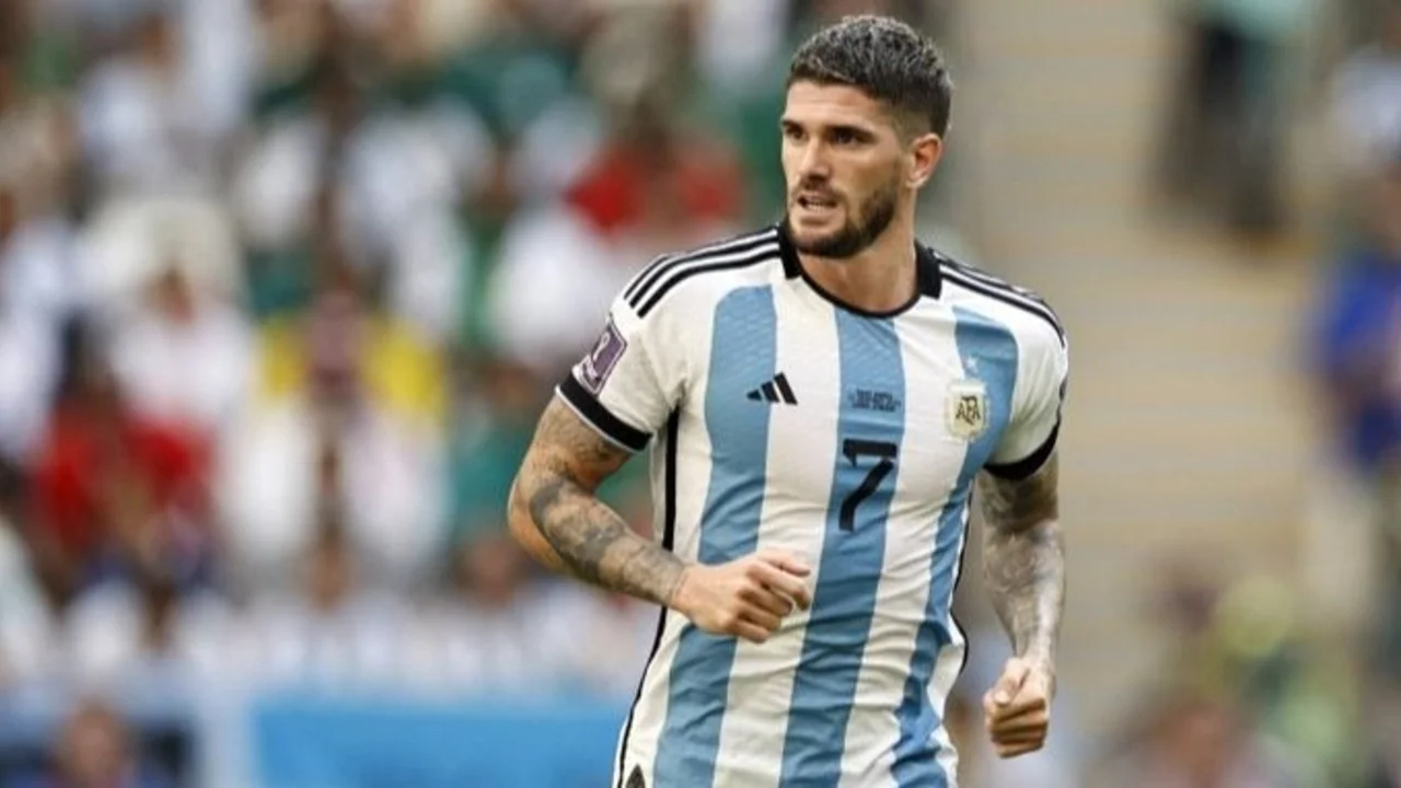 Las estadísticas de Rodrigo de Paul frente a México en el Mundial de Qatar
