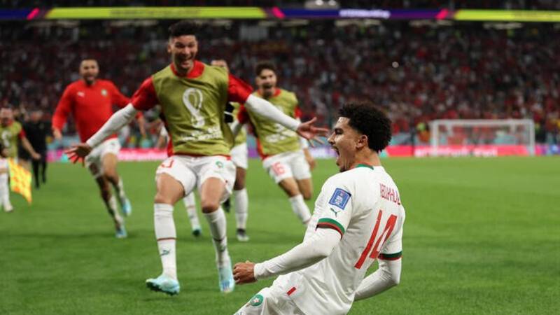 Con goles desde el banquillo, Marruecos sorprende y derrota 2-0 a Bélgica