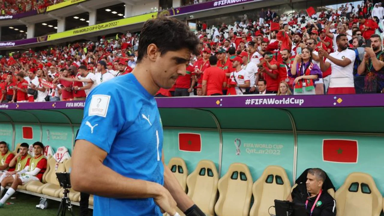 Marruecos cambió de portero antes del inicio del partido contra Bélgica