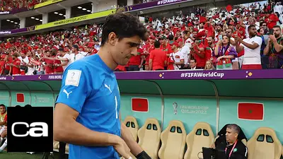 Marruecos cambió de portero antes del inicio del partido contra Bélgica Marruecos cambió de portero antes del inicio del partido contra Bélgica