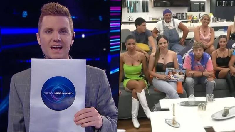 Santiago del Moro y participantes de Gran Hermano