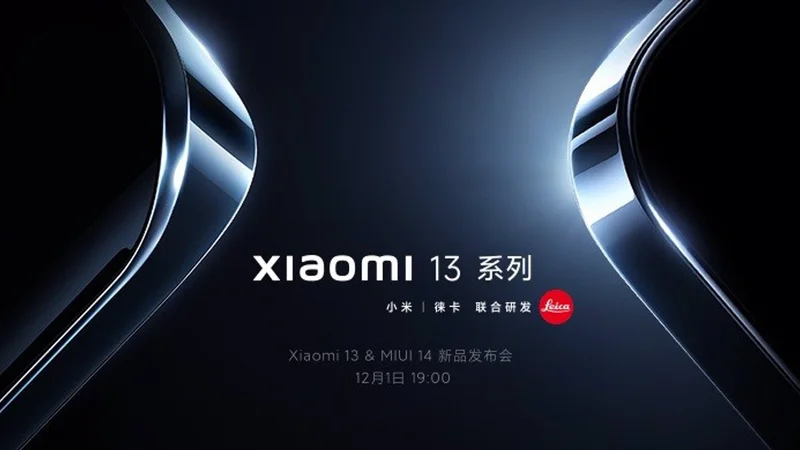 Xiaomi presentará su buque insignia Xiaomi 13 y la capa de personalización MIUI 14 el 1 de diciembre