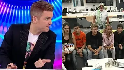 Santiago del Moro y los participantes de Gran Hermano Santiago del Moro y los participantes de Gran Hermano