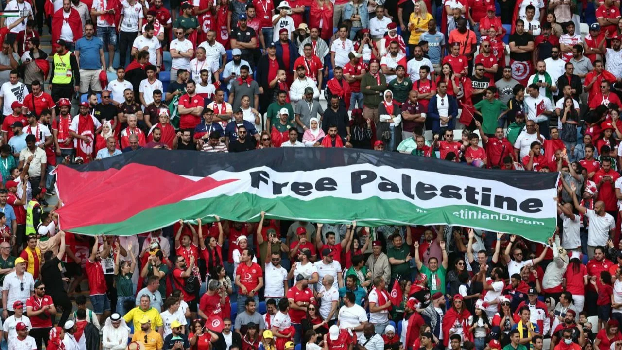 Palestina, la hinchada sin Selección en el Mundial que se hizo presente en Qatar