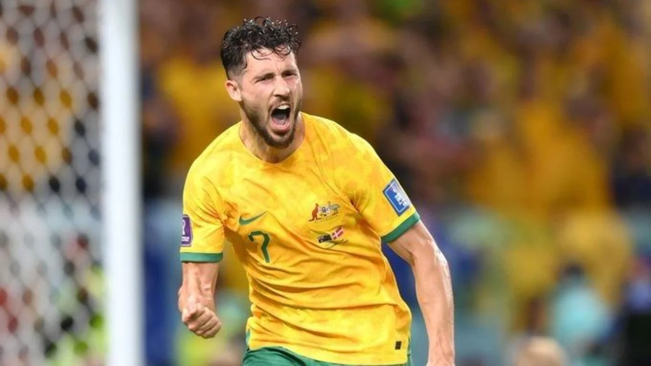 Australia venció a Dinamarca y se metió en octavos de final del Mundial