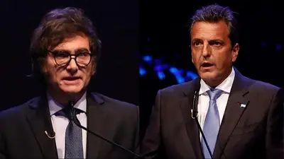 Sergio Massa Javier Milei Sergio Massa Javier Milei