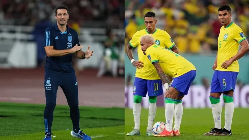 Selección Argentina, Lionel Scaloni, Lionel Messi, Brasil, Casemiro.
