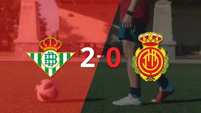 Sólido triunfo de Betis por 2-0 frente a Mallorca Sólido triunfo de Betis por 2-0 frente a Mallorca