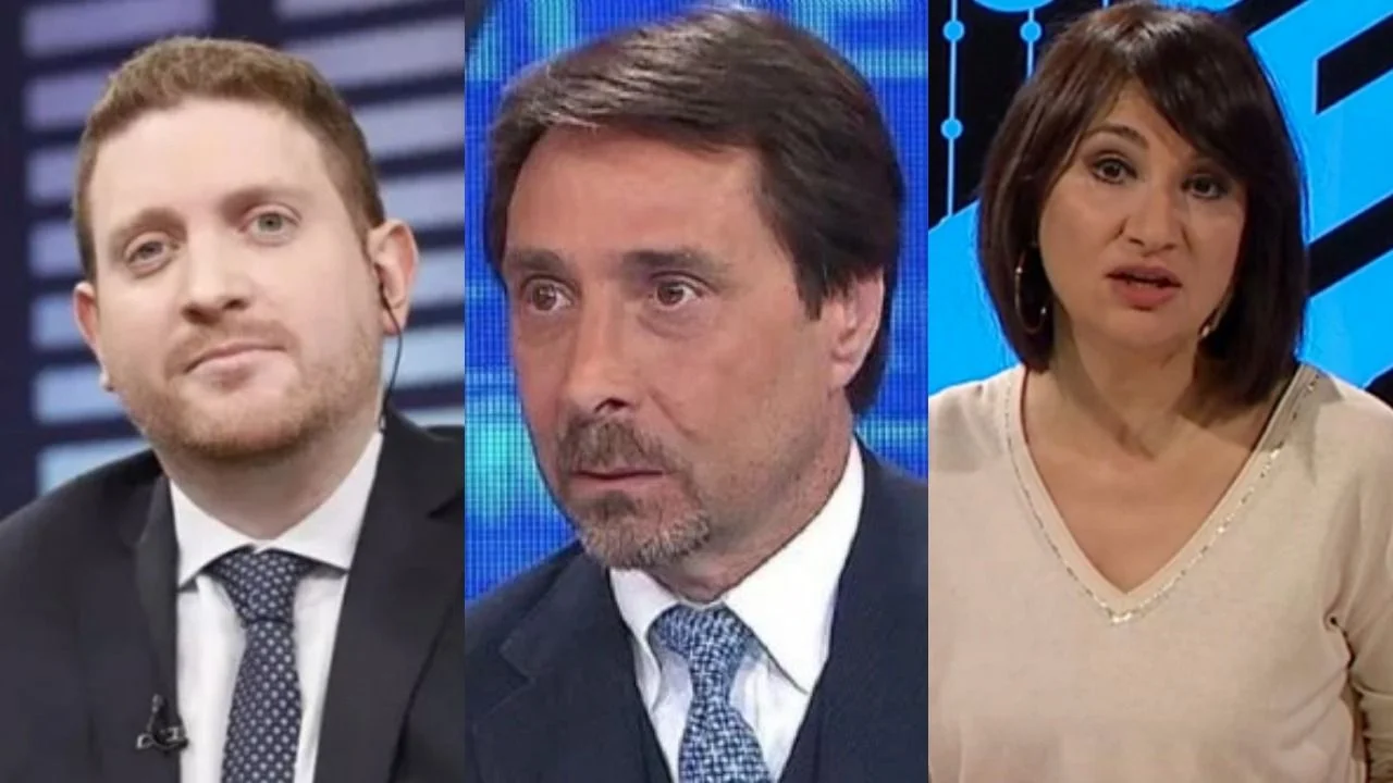Jonatan Viale, Eduardo Feinmann y María Laura Santillán