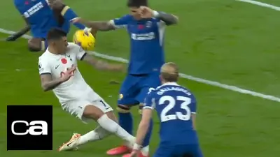 Cuti Romero le dio una tremenda patada a Enzo Fernández en Tottenham vs Chelsea Cuti Romero le dio una tremenda patada a Enzo Fernández en Tottenham vs Chelsea