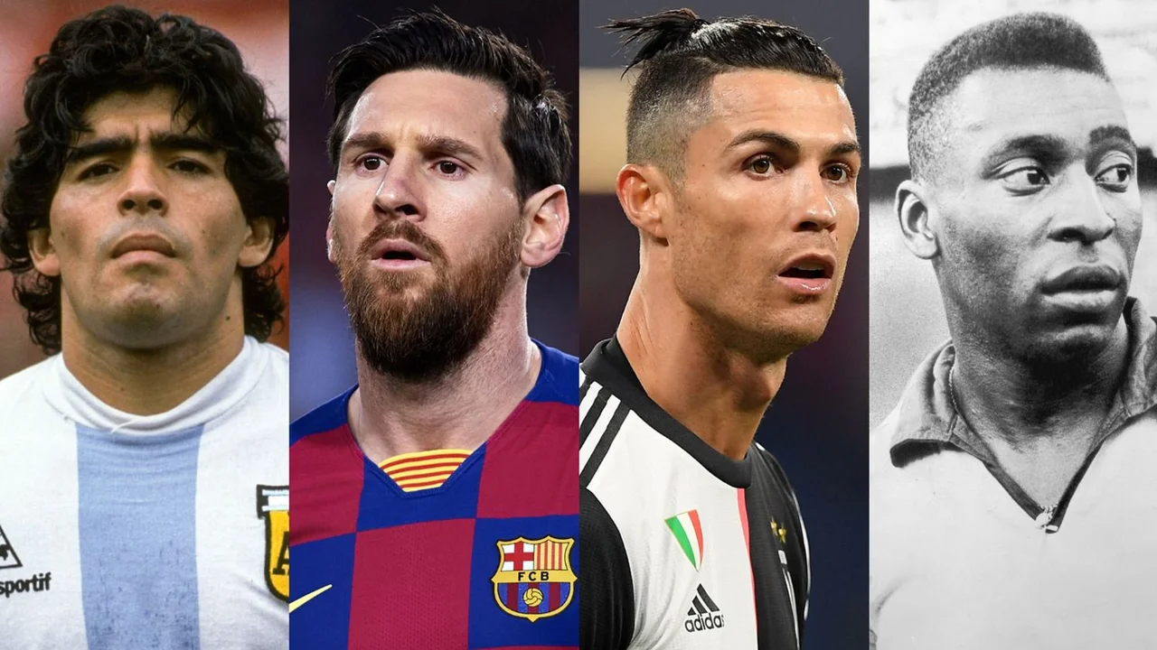 Maradona messi CR7 Pelé
