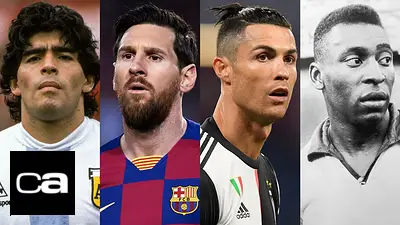 Maradona messi CR7 Pelé Maradona messi CR7 Pelé
