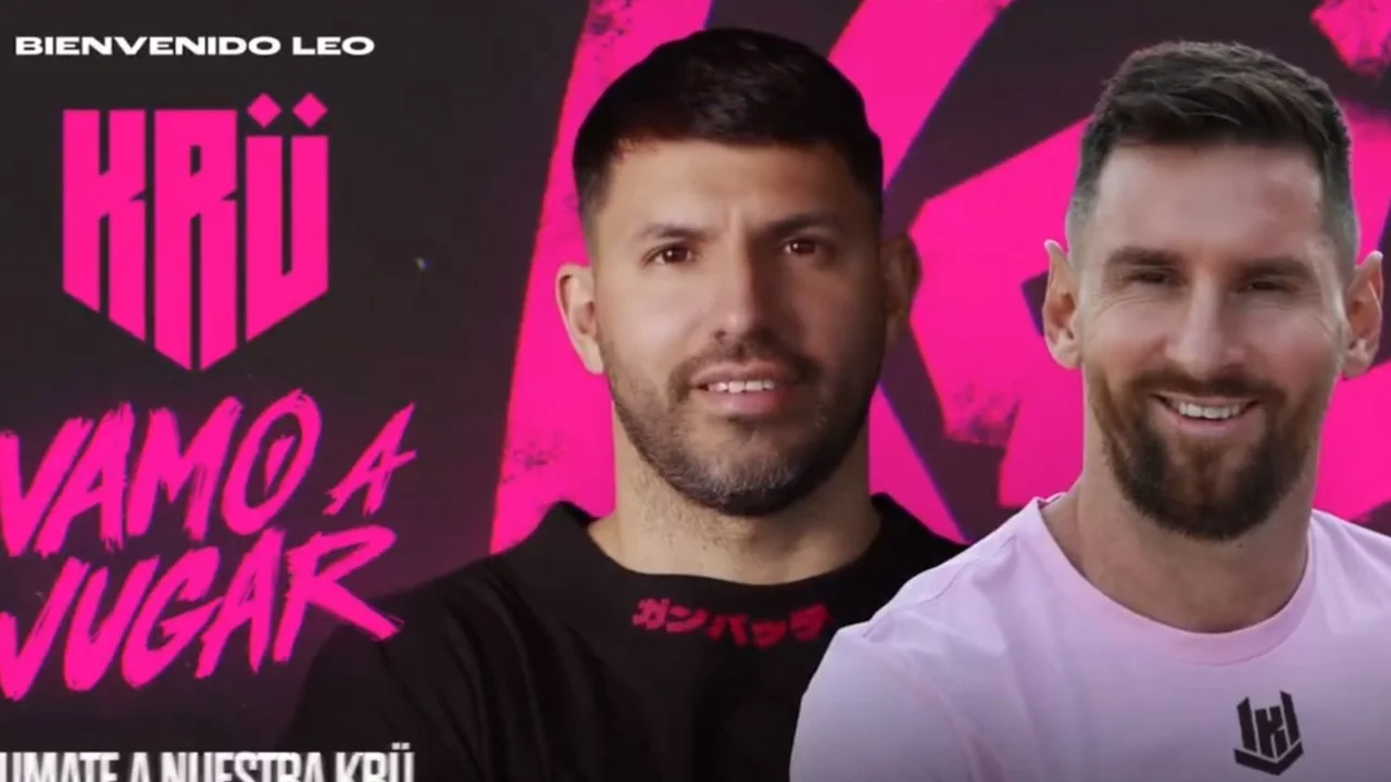 Kun Agüero, Lionel Messi, Krü Sports, e-sports, gaming, deportes
