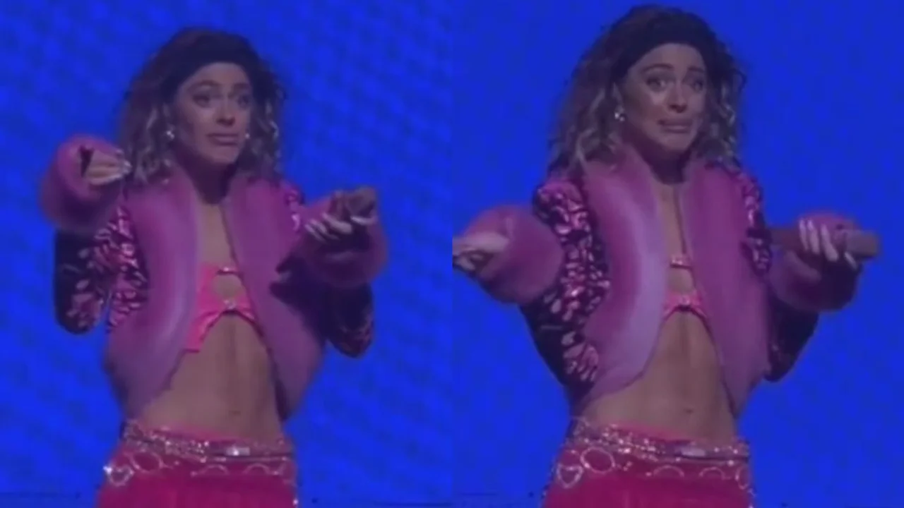 Insólito video: Tini Stoessel se olvidó la letra de una canción en vivo.