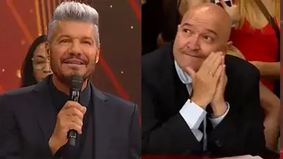 Marcelo Tinelli y Larry de Clay Marcelo Tinelli y Larry de Clay