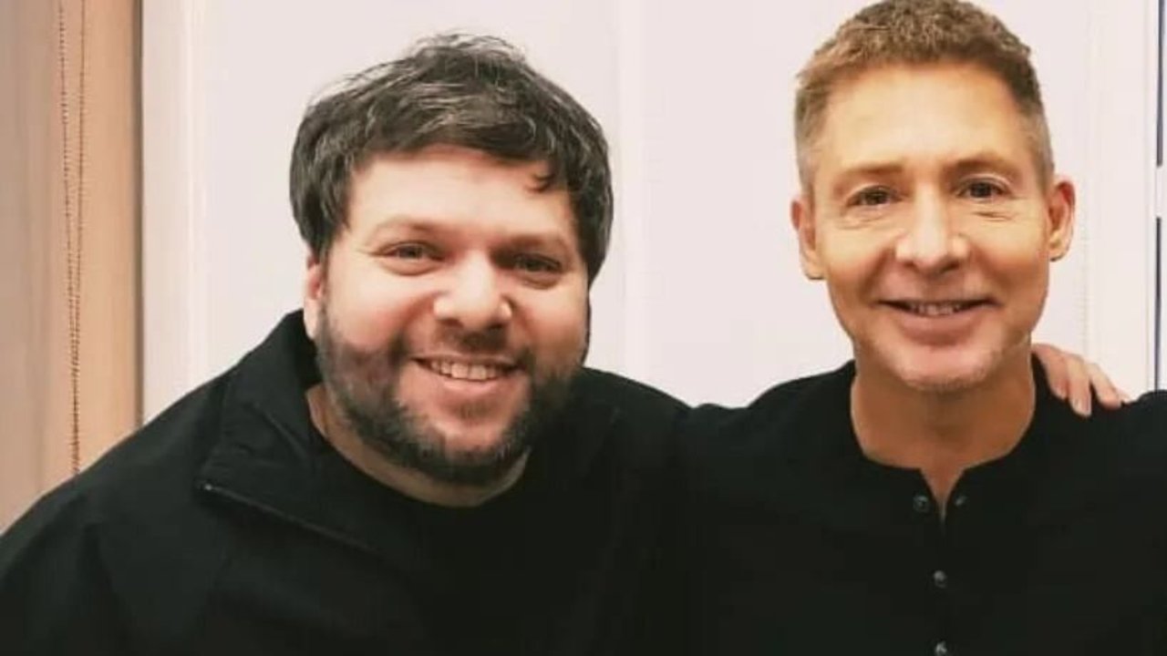 Adrián Suar y Guido Kaczka en El Trece