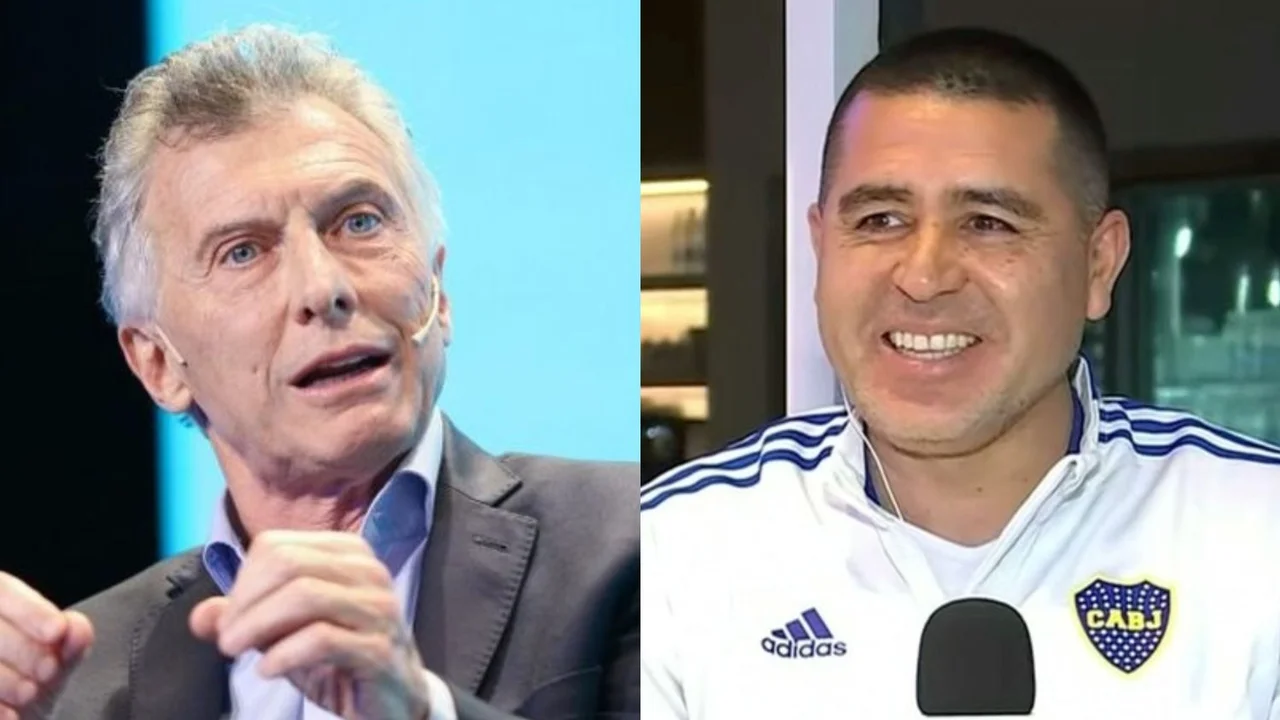 Mauricio Macri Juan Román Riquelme Boca Juniors